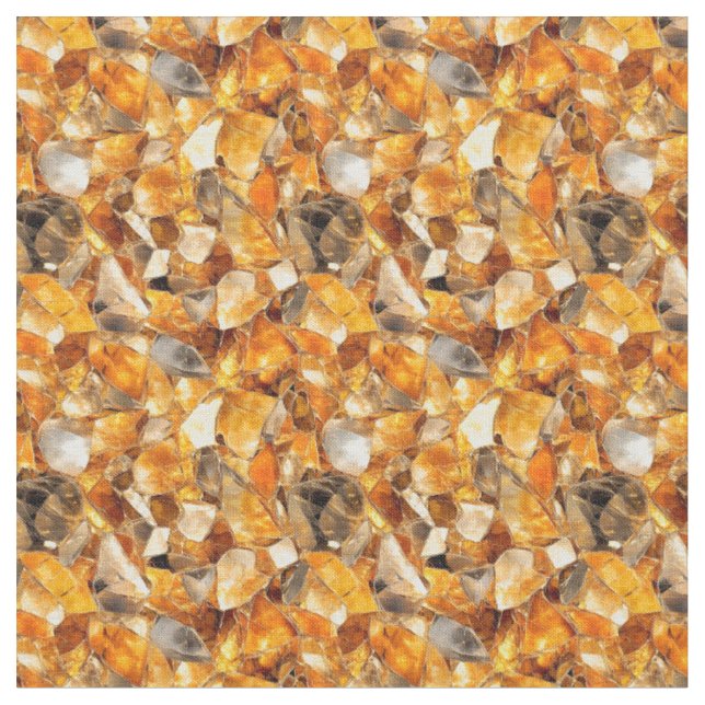 Orange Gemstones Stoff (Nahaufnahme)