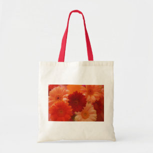 Orange Gerbera Daisy Flowers Sacs fourre-tout d'ar