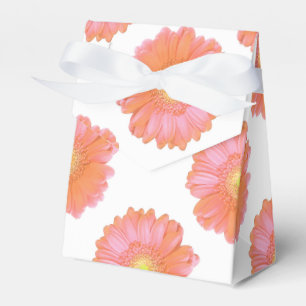 Orange gerbera daisy geschenkschachtel