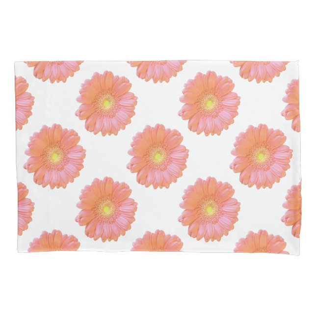 Orange gerbera daisy kissenbezug (Vorderseite)