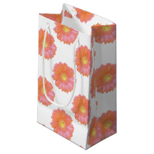 Orange gerbera daisy kleine geschenktüte