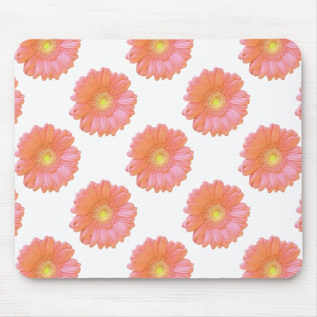 Orange gerbera daisy mousepad (Vorne)