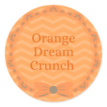 ORANGE Geschmack 'Orange Dream Crunch' Aufkleber
