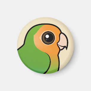 Orange-gesichtiger Pfirsich-gesichtiger Lovebird Magnet