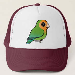 Orange-gesichtiger Pfirsich-gesichtiger Lovebird Truckerkappe
