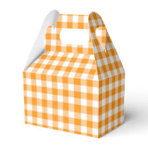 Orange Gingham