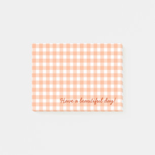 orange-gingham-notizen post-it klebezettel