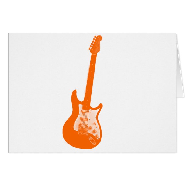 Orange Gitarre (Vorderseite (Horizontal))