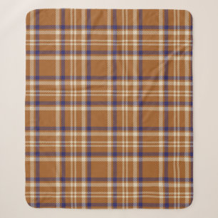 Orange Glen Plaid texturé transparent motif abstra