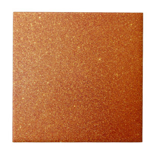 Orange Glitzer Fliese