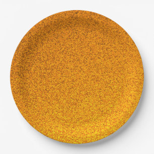 Orange Glitzer Look Paper Teller