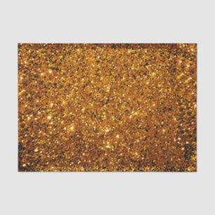 Orange Glitzern Seidenpapier