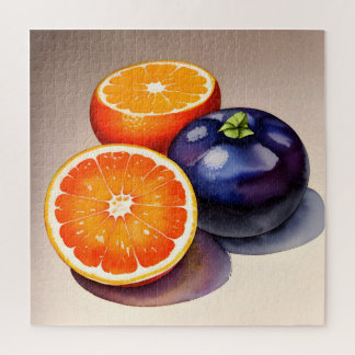 Orange Glow Watercolor