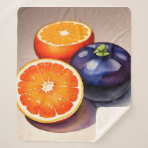 Orange Glow Watercolor