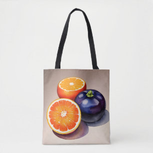 Orange Glow Watercolor Tasche