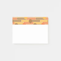 Orange, Gold, braune Rechtecke und Kreise