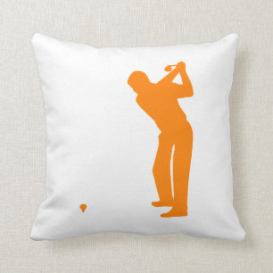 Orange Golf Kissen
