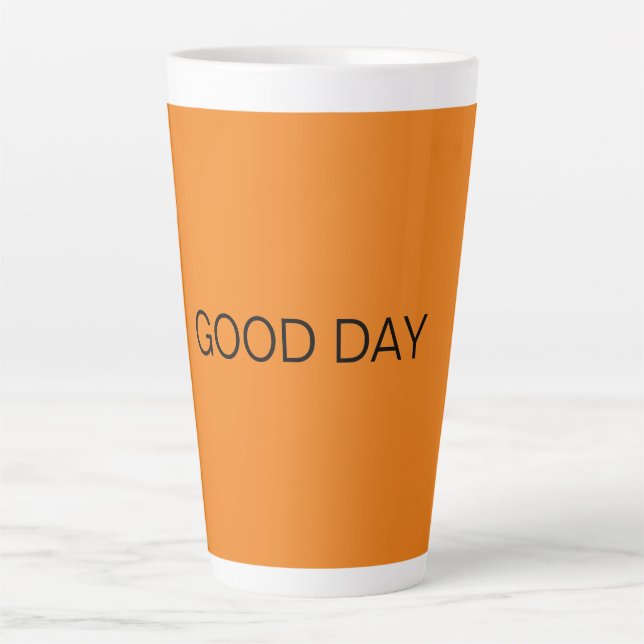 ORANGE GOOD DAY MUG (Devant)