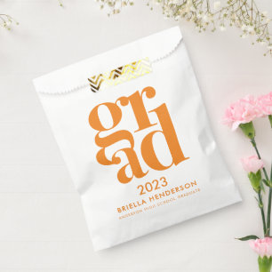 Orange Graduation Party Fvor Bag Geschenktütchen