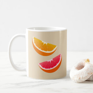 Orange & Grapefruit Citrus Coffee Mug Gift Kaffeetasse