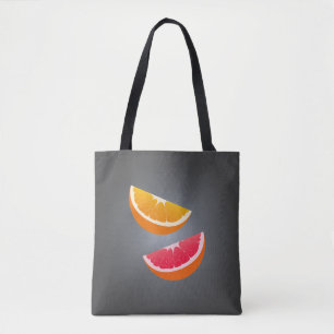 Orange & Grapefruit – Modernes Zitrusdesign Tasche