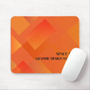 Orange Graphic, Graphic Designer Mousepad
