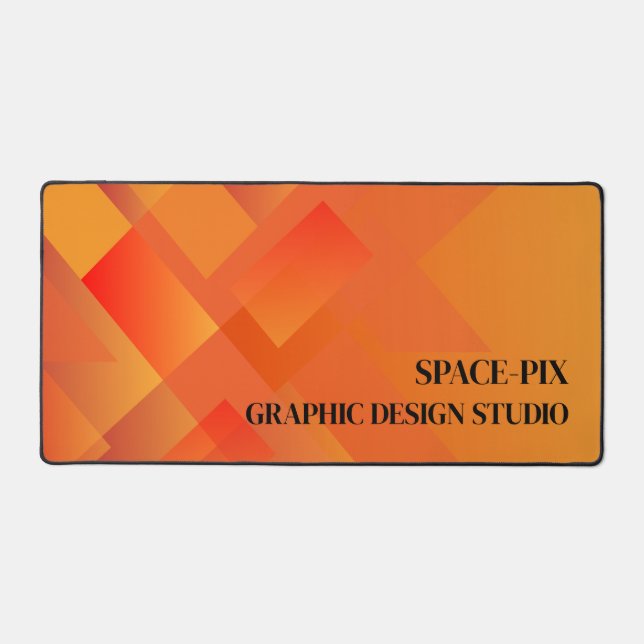 Orange Graphic, Graphic Designer Schreibtischunterlage (Vorderseite)
