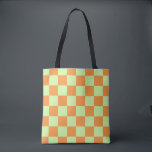 Orange Green Citrus Checkered Gingham Pattern Tasche<br><div class="desc">Orange Green Citrus Checkered Gingham Pattern</div>