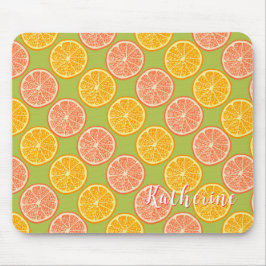 Orange Green Mousepad