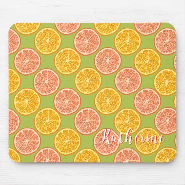 Orange Green Mousepad (Vorne)