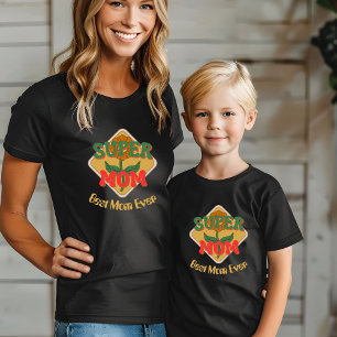 Orange Groovy Vintag Mother's Day T - Shirt