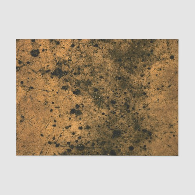 Orange Grunge Seidenpapier (Vorderseite)