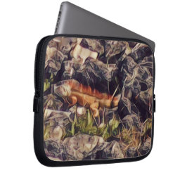 Orange Guana Art Laptopschutzhülle