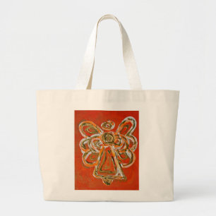 Orange Guardian Angel Art Sac fourre-tout personna
