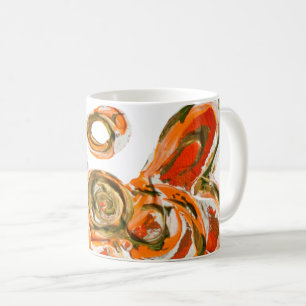 Orange Guardian Angel Custom Art Kaffee Tasse Cup