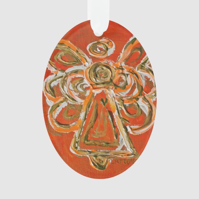 Orange Guardian Angel Ein perfektes Wochenende in  Ornament (Vorderseite)