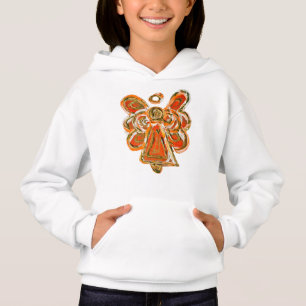 Orange Guardian Angel Sweatshirt Sweat - shirt à c