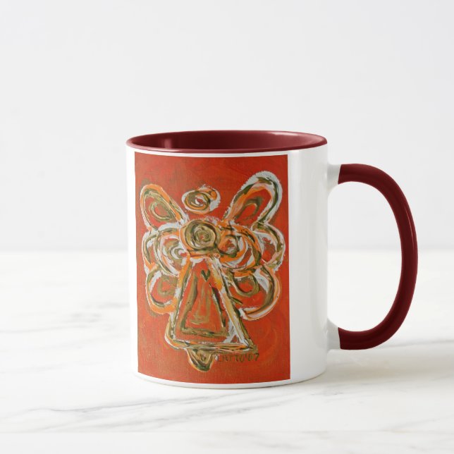 Orange Guardian Angel Tasse oder Cup (Rechts)
