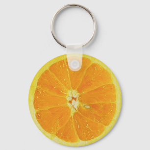 ORANGE-HALF-SCHLÜSSELANHÄNGER SCHLÜSSELANHÄNGER