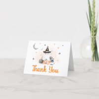 Orange Halloween Little Boo Baby Dusche