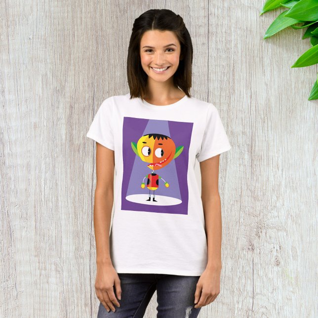 Orange Head Character T-Shirt (Von Creator hochgeladen)
