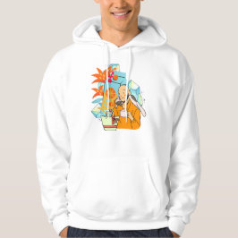 Orange Helligkeit und Kaffee Einsamkeit Hoodie