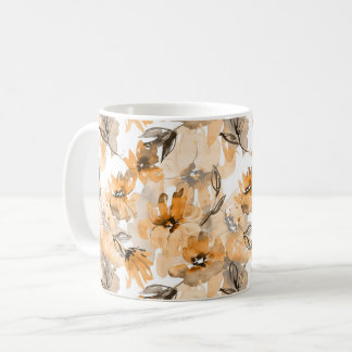 Orange Herbst Herbstlandschaft Kaffeetasse