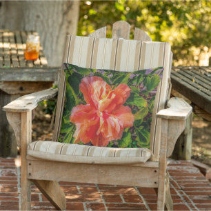 Orange Hibiskus Beauty Kissen