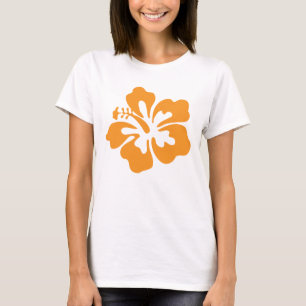 Orange Hibiskus T-Shirt