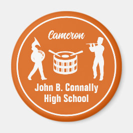Orange High School Marching Band Personalisiert Magnet