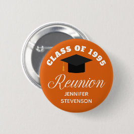 Orange High School Wiedersehen Personalisiert Name Button