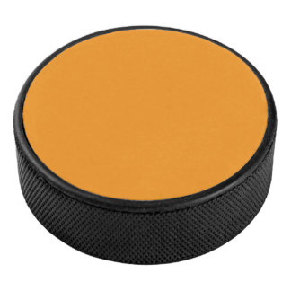 Orange Hockey Puck