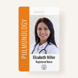 Orange Hospital Medical Employee Foto ID Ausweis