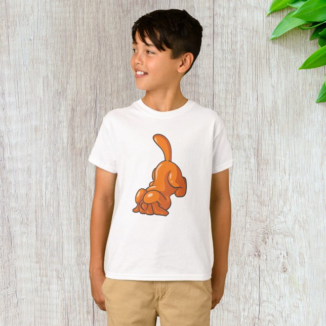 Orange Hound Dog T-Shirt (Von Creator hochgeladen)